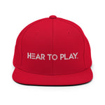 HEAR TO PLAY Snapback Hat